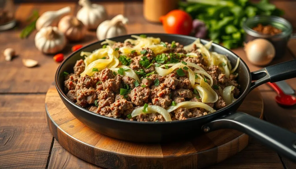  ground beef and cabbage